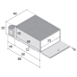 VITRIFRIGO BRK35P Drawer Fridge-Freezer
