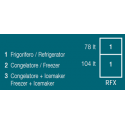 VITRIFRIGO DW210 OCX2 RFX Frigorifero-Frigorifero