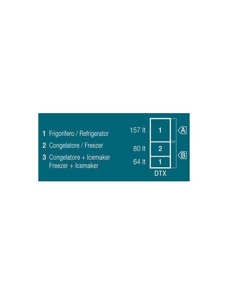 VITRIFRIGO DW360 OCX2 DTX Fridge-Freezer