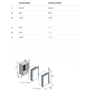 VITRIFRIGO DW360 OCX2 DTX Fridge-Freezer