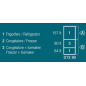 VITRIFRIGO DW360 OCX2 DTX IM Frigo-Congelatore Icemaker