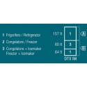 VITRIFRIGO DW360 OCX2 DTX IM Frigo-Congelatore Icemaker