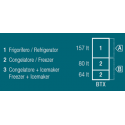 VITRIFRIGO DW360 OCX2 BTX Frigo-Freezer