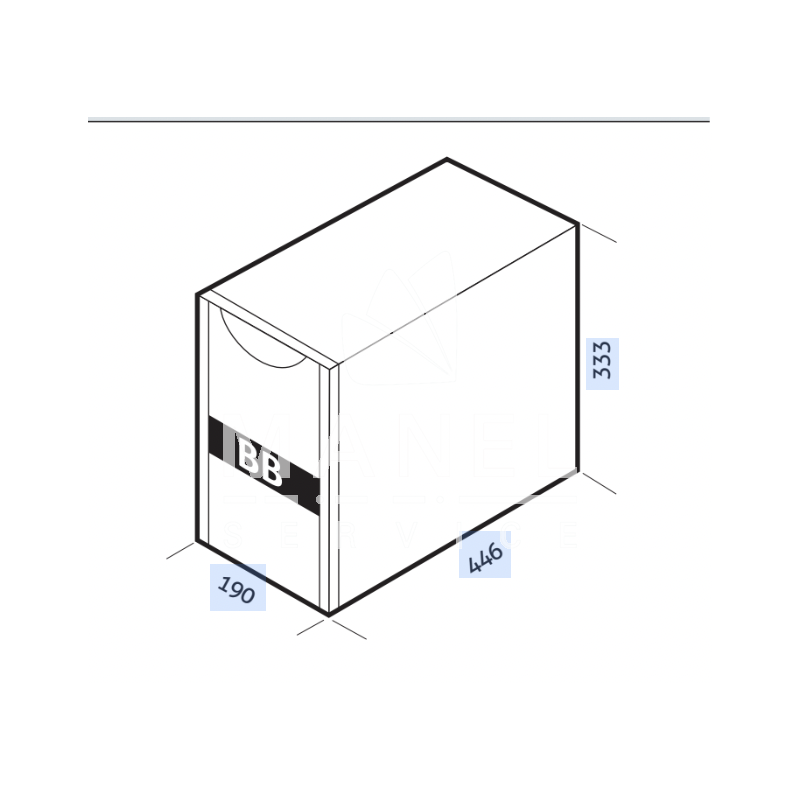 Battery Box BBX SEP 72V BB B1