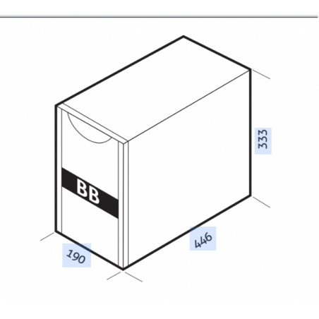 Battery Box BBX SEP 72V BB B1