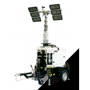 italtower astrid pro05 lighting tower 6x320 w multiled with homologated trolley and generator 5kwa
