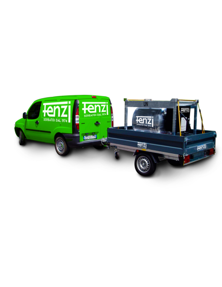 FENZI G7 Serbatoio in ferro per carburante gasolio 250LT
