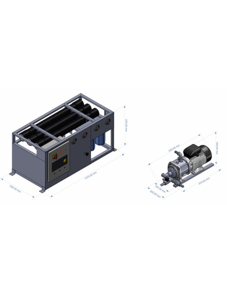 OSMOSEA MEGA 340L DISSALATORE 750LT-H | Manel Service