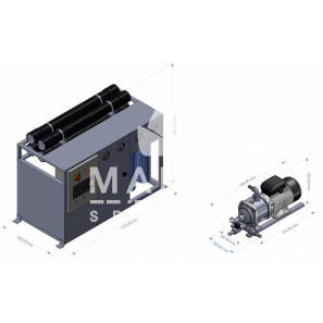 OSMOSEA MEGA 440L NAUTICAL-TERRESTRIAL WATERMAKER 1000LT-H