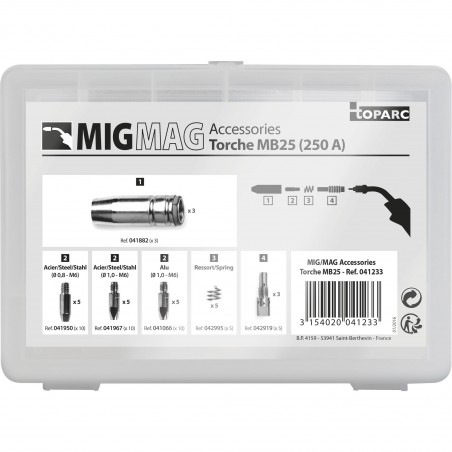 GYS Cofanetto torcia MB25 (250 A)