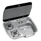 Dometic HSG2445 Piano Cottura a due fuochi-lavello Dometic HSG2445 Piano Cottura a due fuochi-lavello