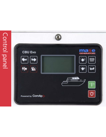 MASE MARINER 1960 KS SINGLE PHASE MARINE GENERATOR SILENCED 20KW EPA