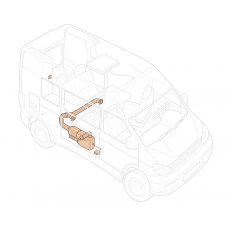 TRUMA - Vario Heat Stufa Comfort con comando CP-PLUS iNET Ready