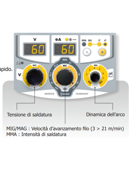 GYS MULTIWELD 400T SALDATRICE MIG - MAG - MMA Inverter