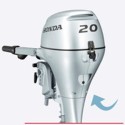 HONDA Fuoribordo BF 20 SRU Albero 43 cm Guida a Distanza 14.9 kW 350 cm³