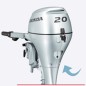 HONDA Outboard BF 20 SRU 43 cm Shaft With Remote 14.9 kW 350 cm³ HONDA Outboard BF 20 SRU 43 cm Shaft With Remote 14.9 kW 350 cm³
