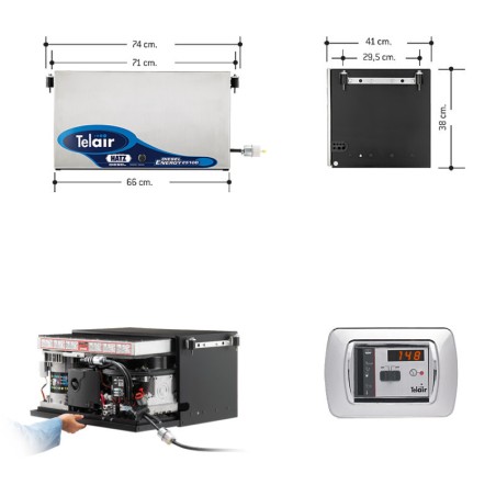 TELAIR ENERGY 2510D GENERATORE CON PANNELLO DI COMANDO AUTOMATICO