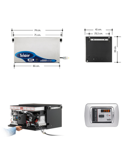 Generatore TELAIR ENERGY 2510D Manuale | Manel Service
