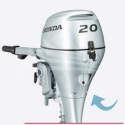 HONDA Fuoribordo BF 15 SHU Albero 43 cm Guida a Barra 11.2 kW 350 cm³