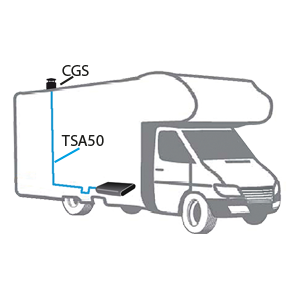 TELAIR TSP57 PVC exhaust hose Ø 57 pack mt. 10