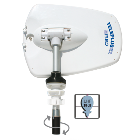 TELECO TELAIR TeleplusX2-39U Antenna terrestre Digitale e Analogica