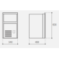 VITRIFRIGO VF28BRIGHT Ice Maker