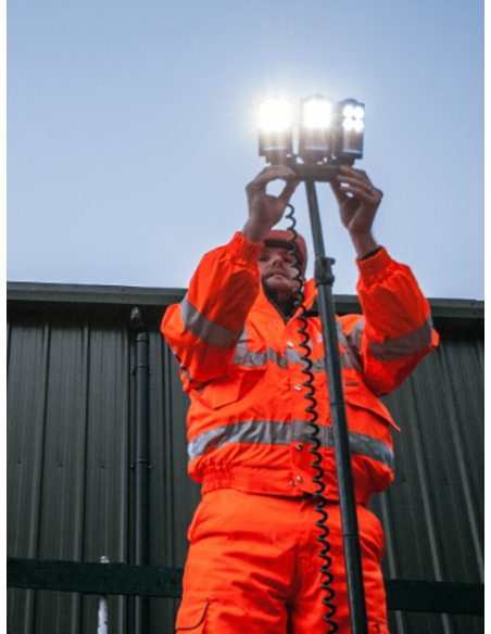 ELC K10 LED Torre Faro 2xLi - 12000 Lumen IP54