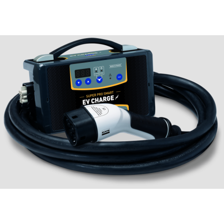 Gys Super Pro Smart - Ev Charge Cavo di Carica Portatile 230V-400V