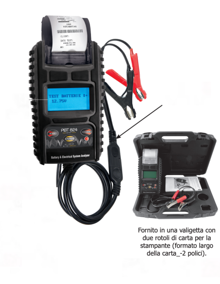 Gys PBT 824 Tester di batterie 12/24V