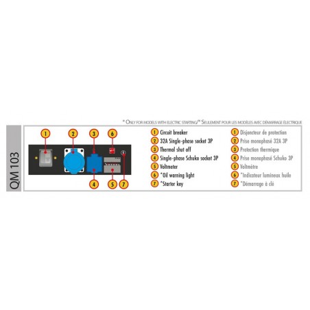 TECNOGEN LD7500E Generator Set Single-Phase 7KVA