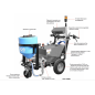 LARIUS ECO K21 TRACCIALINEE A BATTERIA - POMPA A PISTONE