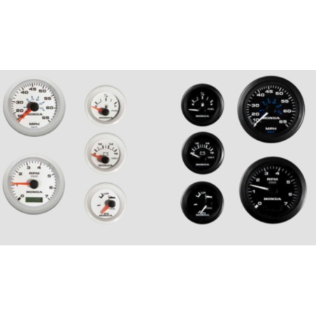 HONDA KIT 2 BLACK INSTRUMENTS