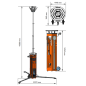 LUXTOWER LUXS10 Torre Faro LED 6X50W 4.5 MT Collegabile in Serie