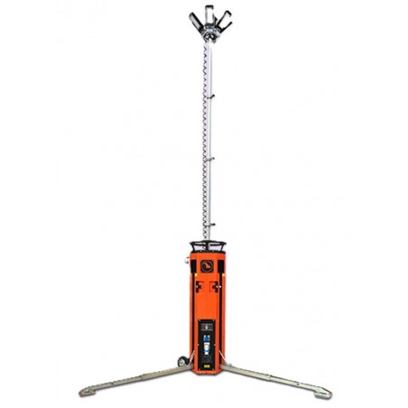 LUXTOWER LUXS10 Torre Faro LED 6X50W 4.5 MT Collegabile in Serie