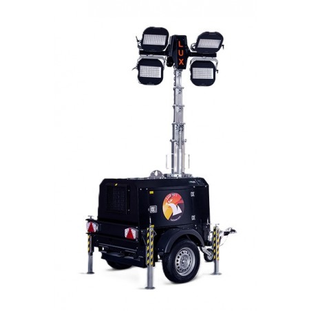LUXTOWER LUX H11PLUS Torre Faro LED 4x320W Traino Veloce