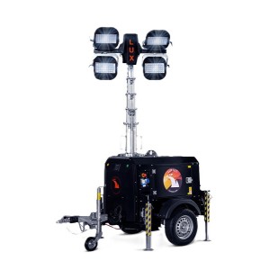 LUXTOWER LUX H11PLUS LED Lighting Tower 4x320W Fast Towing