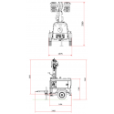 Noleggio Torre Faro LUXTOWER LUXM11 LED 8.5 Metri con Generatore 3.5 kVA