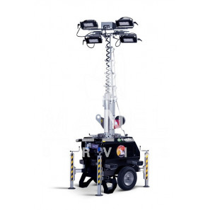 LUXTOWER LUXC12 LED Light Tower 4x160W