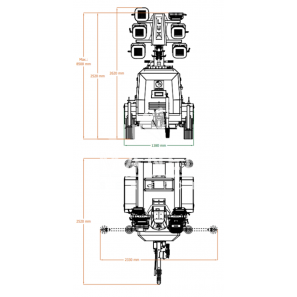 luxtower lux hybrid lithium light tower fast towing led 35kva