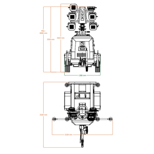 LUXTOWER LUX Hybrid - Light Tower | Manel Service