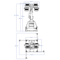 LUXTOWER LUX C23Battery Torre Faro LED 4x100W