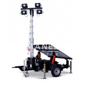 luxtower lux solar tower light led ip69k 4x65w