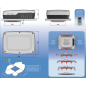 AUTOCLIMA RTEH18 Vehicle Air Conditioner 2100W with Heat Pump
