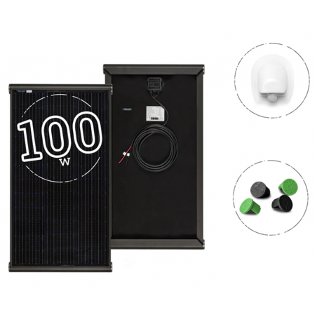 MOSCATELLI 100W BLACK BOOST Pannello Solare 10Kg