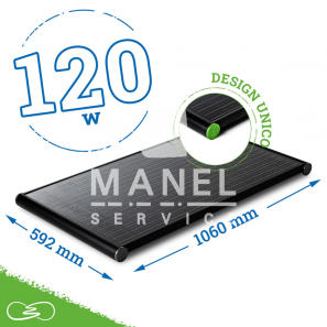 moscatelli 120w black boost solar panel 95kg