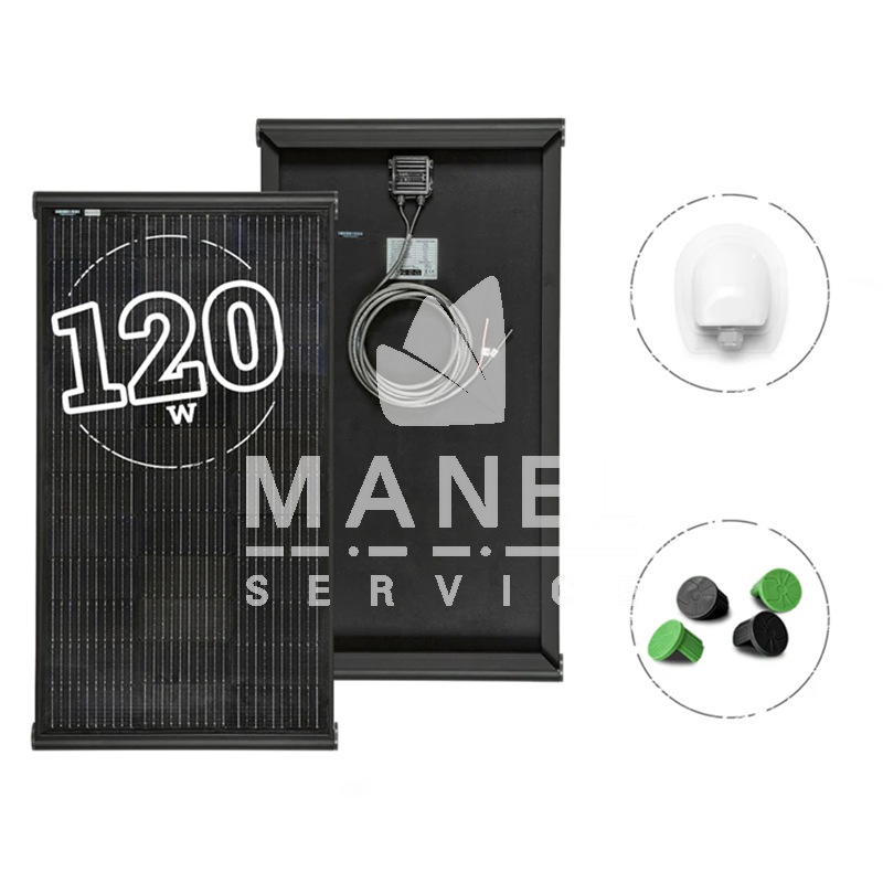 moscatelli 120w black boost solar panel 95kg moscatelli 120w black boost solar panel 95kg