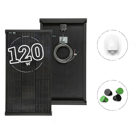 MOSCATELLI 120W BLACK BOOST Pannello Solare 9.5Kg