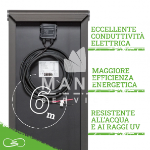 MOSCATELLI 120W SLIM BLACK BOOST Solar Panel 9.5Kg