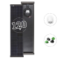 MOSCATELLI 120W SLIM BLACK BOOST Pannello Solare 9.5Kg