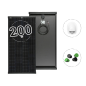 MOSCATELLI 200W BLACK BOOST Solar Panel 13Kg MOSCATELLI 200W BLACK BOOST Solar Panel 13Kg